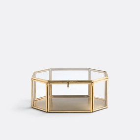 Γυάλινη και ορειχάλκινη βιτρίνα Uyova