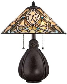 Επιτραπέζιο Φωτιστικό 2xE27 Μπρονζέ Tiffany India QZ-INDIA-TL Elstead Lighting-QZ-INDIA-TL-Μπρονζέ QZ-INDIA-TL