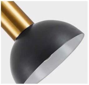 Φωτιστικό Τοίχου - Απλίκα SE21-GM-4-NM1W-MS3 ADEPT TUBE Gold Matt Wall Lamp Black Metal Shade+ - Μέταλλο - 77-8831