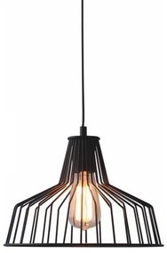 Φωτιστικό Οροφής Μονόφωτο Aca Hades KS1525P1BK Black