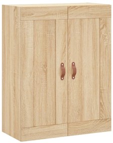 vidaXL Ντουλάπι Sonoma δρυς 69,5 x 34 x 180 εκ. από Επεξεργασμένο Ξύλο