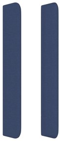 Κεφαλάρι με Πτερύγια Μπλε 183x16x118/128 εκ. Υφασμάτινο 3119460