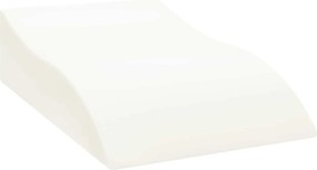 vidaXL Μαξιλάρι Ποδιών Γκρι 68 x 40 x 18 εκ. PU Αφρός