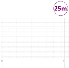 vidaXL Στύλοι Φράχτη 22 τεμ U-Channel 160 εκ Γαλβανισμένος Χάλυβας