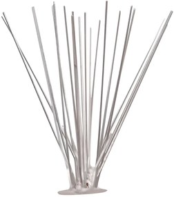 vidaXL Απωθητικές Ακίδες Περιστεριών 5 Σειρών Σετ των 6 3 μ. Αν.Ατσάλι