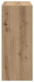 vidaXL Βιβλιοθήκη artisan δρυς 60 x 30 x 72 εκ. Επεξεργασμένο ξύλο