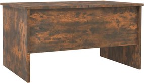 vidaXL Τραπεζάκι Σαλονιού Καπνιστή Δρυς 80x50x42,5εκ. Επεξεργασμ. Ξύλο