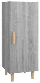 vidaXL Ντουλάπι Γκρι Sonoma 34,5x34x90 εκ. από Επεξεργασμένο Ξύλο