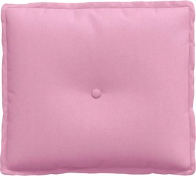 vidaXL Μαξιλάρι Πλάτης Ροζ 50 x 19 x 45 εκ ύφασμα