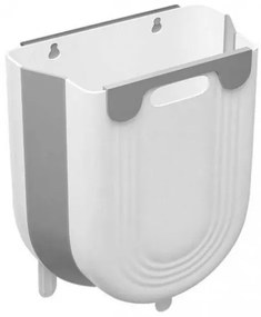 Πτυσσόμενος Κάδος Απορριμμάτων 7l 21.5x11x20cm Γκρι CLN-0053  CLN-0053