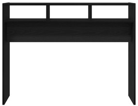 vidaXL Κονσόλα Μαύρη Δρυς 105x30x80 εκ. Φτιαγμένη από ξύλο
