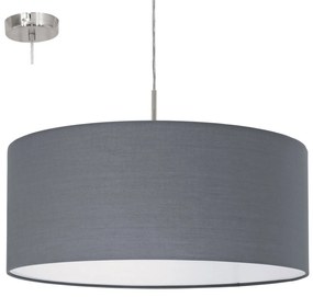Φωτιστικό Οροφής Pasteri 31577 Grey Eglo Metal, Fabric