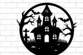 Intra απο ξύλο plywood  Χρώμα wenge 3mm-4mm πάχος - Halloween Decor Wall Δίασταση 15x15 cm INTRAFABR-101320357