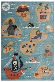 Παιδικό Χαλί (160x230) Polcarpet Carousel Dream Pirates Blue