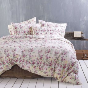 Σεντόνια Σετ 3Τμχ. Φανελένια Mayfair Pink Ρυθμός Semi-double 160x260cm 100% Cotton