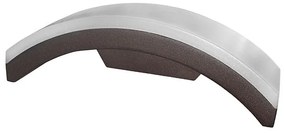 Adeleq Led Απλίκα Αλουμινίου Καμπύλη Προς Τα Πάνω 10W 4000Κ Σκουριά 9-19181610