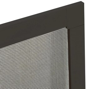 vidaXL Σήτα Εντόμων για Παράθυρα Ανθρακί 100 x 120 εκ.