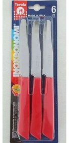 Μαχαίρια (Σετ 6Τμχ) BM30006005 Red Inoxbonomi Stainless Steel