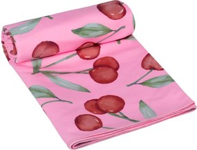 Πετσέτα Θαλάσσης Microfiber (90x180) Estia Cherry Rose 01-44527