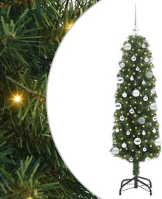 vidaXL Τεχνητό Χριστουγεννιάτικο Δέντρο με 150 LED Πράσινο 150 cm
