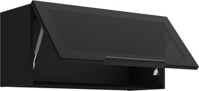 Κρεμαστή βιτρίνα Universal 80 GUS 36 MDF 1F-Μαύρο