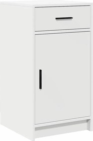 vidaXL Τραπέζι περιποίησης με συρτάρι 2 pcs Λευκό Επεξεργασμένο ξύλο