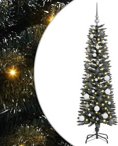vidaXL Τεχνητό Χριστουγεννιάτικο Δέντρο με 150 LED Πράσινο 150 cm