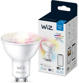 Έξυπνη Λάμπα GU10 50W PAR16 LED Διάφανο Γυαλί RGBW 3CCT Dimmable 929003772322 Wiz-929003772322-Διάφανο 929003772322