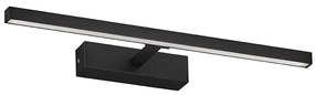 Φωτιστικό Τοίχου-Απλίκα Tod 4272600 52x4,5cm Led 803lm 12,6W Black Viokef