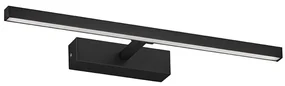 Φωτιστικό Τοίχου-Απλίκα Tod 4272600 52x4,5cm Led 803lm 12,6W Black Viokef