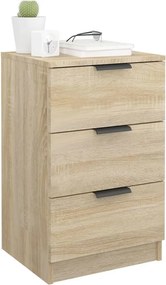vidaXL Κομοδίνο Sonoma Δρυς 40 x 36 x 65 εκ.