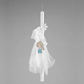 Λαμπάδα βάπτισης με θέμα “Frozen”