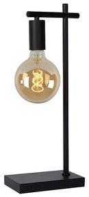 Φωτιστικό Επιτραπέζιο Lucide 21521-01-30 LEANNE Μαύρο Ματ (Black Mat)