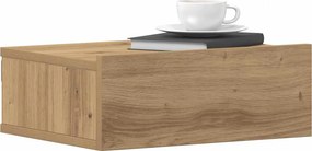vidaXL Κομοδίνα Κρεμαστά Καφέ Δρυς 40x31x27 εκ. Επεξεργ. Ξύλο
