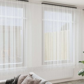 vidaXL Κουρτίνα Δαντέλας Λευκό 400 x 300 εκ Πολυεστέρας