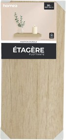 Ράφι Τοίχου (50x22.8x3.4) L-C L.Oak 6RAN791CC