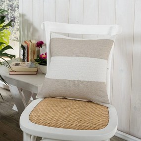 Μαξιλάρι Διακοσμητικό (Με Γέμιση) Gella 02 Beige Teoran 43X43 Cotton-Polyester