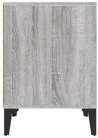vidaXL Κομοδίνα 2 Τεμ. Γκρι Sonoma 40x35x50 εκ.