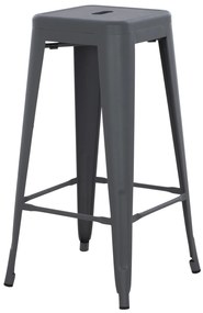 ΣΚΑΜΠΟ ΜΠΑΡ ΜΕΤΑΛΛΙΚΟ MELITA-PRO HM8642.50 ΣΕ ΓΚΡΙ 43x43x78Υεκ. (1 Τεμμάχια)