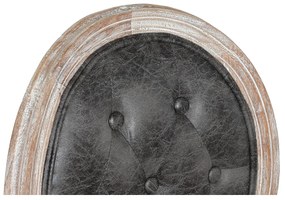 Καρέκλα Τραπεζαρίας DKD Home Decor Μαύρο Σκούρο καφέ 52 x 50 x 88 cm