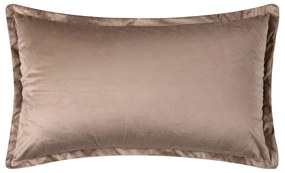 Βελουτέ Διακοσμητική Μαξιλαροθήκη (35x60) Silk Fashion A804 Μπεζ