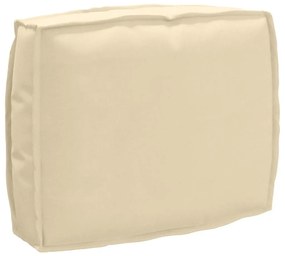 vidaXL Μαξιλάρι Μπεζ 50 x 40 x 12 cm Ύφασμα Όξφορντ