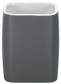 Ποτήρι Οδοντόβουρτσας Cubic 5066 Anthracite Kleine Wolke Clay