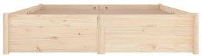 vidaXL Πλαίσιο Κρεβατιού 150 x 200 εκ. Μασίφ Ξύλο King Size