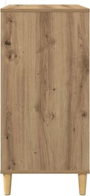 vidaXL Βάση πικάπ Artisan Δρυς 71 x 39,5 x 83 εκ. Επεξεργασμένο Ξύλο