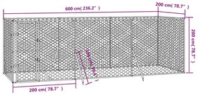 ΚΛΟΥΒΙ ΣΚΥΛΟΥ ΕΞΩΤΕΡ. ΧΩΡΟΥ ΑΣΗΜΙ 6X2X2 Μ. ΑΠΟ ΓΑΛΒΑΝ. ΑΤΣΑΛΙ 3190459