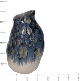 Βάζο ArteLibre Μπλε Κεραμικό 19.5x19.5x31cm