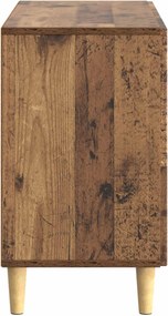 vidaXL Πλαϊνό γραφείο Παλαιωμένο ξύλο 89 x 34,5 x 60 εκ.
