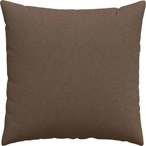 vidaXL Μαξιλάρι Καναπέ 2 pcs Καφέ 80 x 80 cm ύφασμα