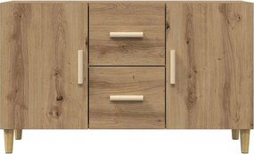 vidaXL Σκευοθήκη Δρυς τεχνίτης 100x36x60 cm Κατασκευασμένο ξύλο